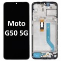 Motorola  Moto G50 5G (2021) LCD touch screen with frame (Original Service Pack) [Black] 5D68C18927